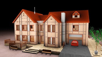 3D Seismic Proof House - 7.1 Earthquake Simulation