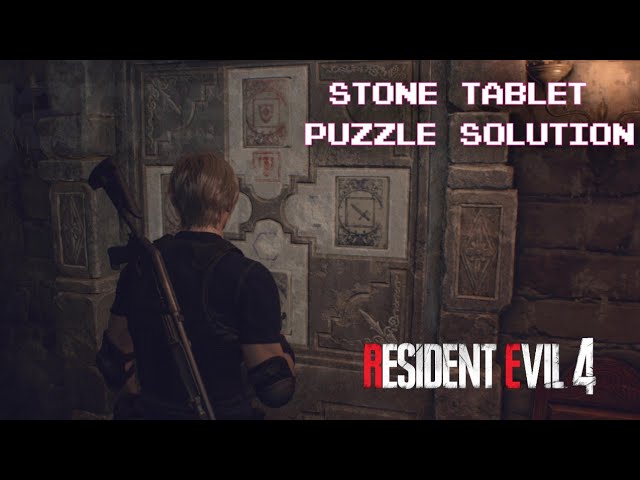 EASY GUIDE: Stone Table Puzzle (Castle)  Resident Evil 4 Remake  Walkthrough 