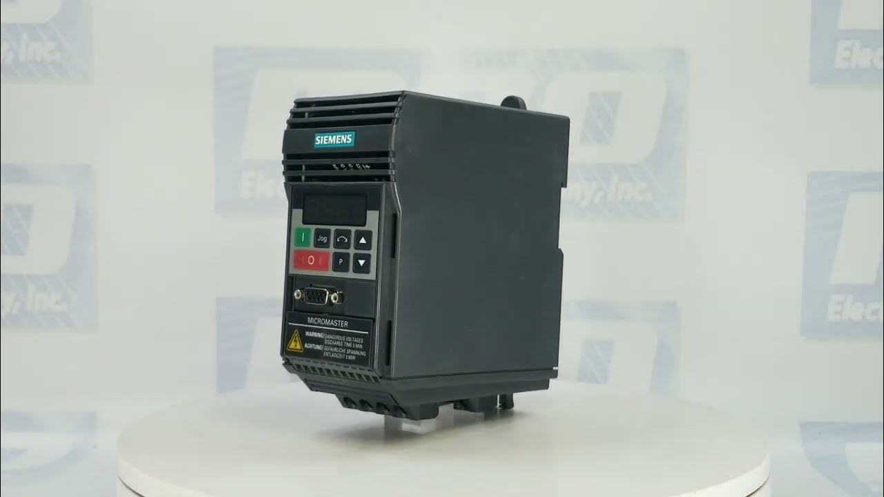 SIEMENS 6SE9211-1DA40 MRO ELECTRIC PRODUCT VIDEO - YouTube