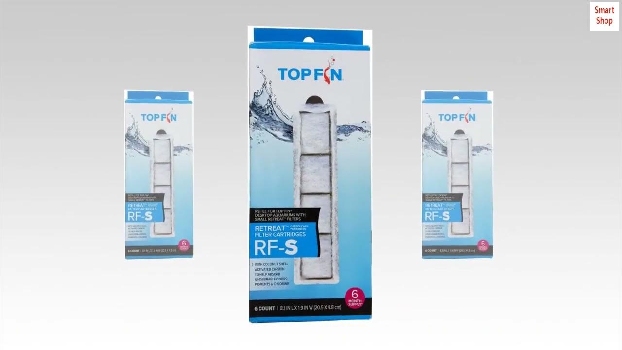 Top Fin Retreat RF-S Filter Cartridges (Small) Refill for Desktop