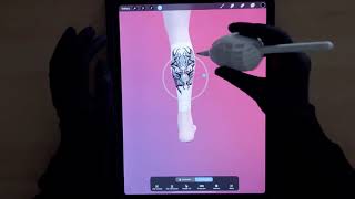 Procreate 5.2 for Tattooing: 3D Models! screenshot 4