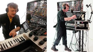 Live On Modular Synthesizer - Night Or Day - Look Mum No Computer Resimi