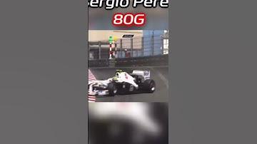Biggest g force wrecks in f1