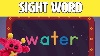 Celebrity WATER - Let's Learn the Sight Word WATER with Hubble the Alien! | Nimalz Kidz! Songs and Fun! Profile
