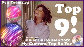 Junior Eurovision 2020 - My Top 9 - [So Far] - [Pinned Opinions]