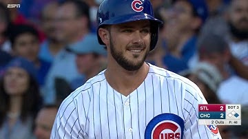 STL@CHC: Bryant drops an RBI single to shallow right