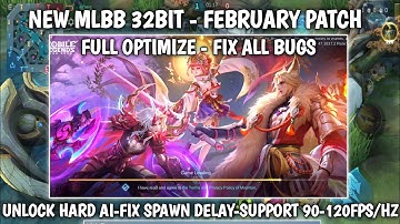 🔥New* Mobile Legends 32Bit version | ANTI-LAG CLASH | FIX SPAWN DELAY | FIX LAG & FPS DROP | #mlbb