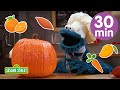 Cook with Orange Fruits &amp; Vegetables! 🥕🍊| Cookie Monster Foodie Truck Compilation