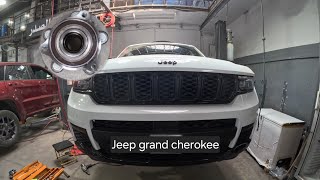 front wheel bearing replacement ... jeep grand cherokee 2022-2026 (torque specs)