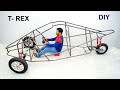 How To Make T-REX Car Three Wheeled Car at Home - Part 1