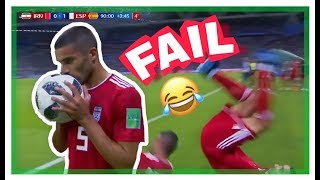 SPAIN vs IRAN 1-0 - Flip Throw In FAIL Russia 2018 FIFA World Cup