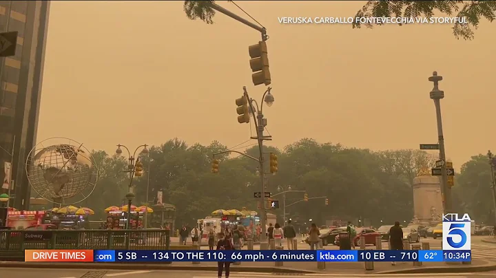 Photos show smoke from Canadian wildfires lingering over Capitol, obscuring NYC skyscrapers