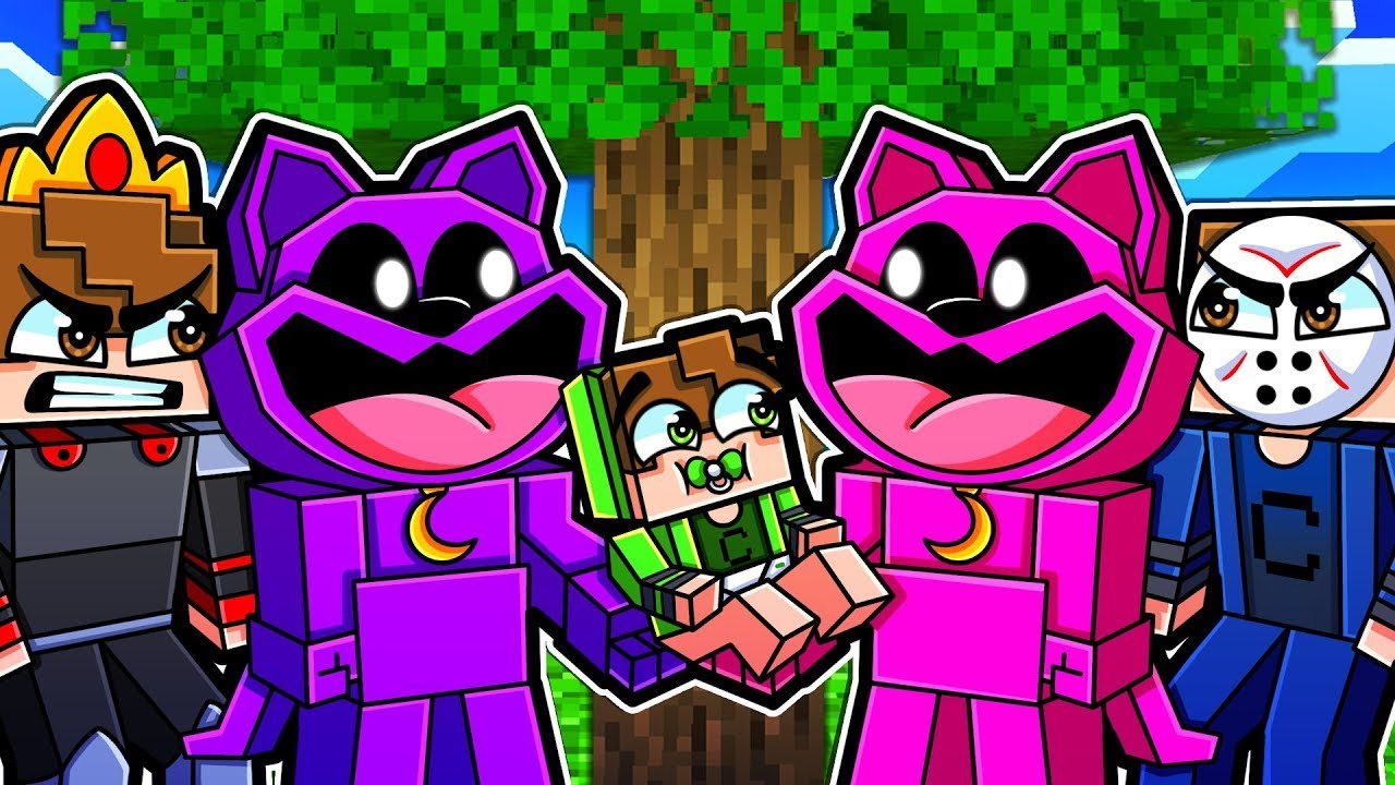 CADRES foi ADOTADO POR CATNAPS e TODOS os MOBS MALVADOS - FILME