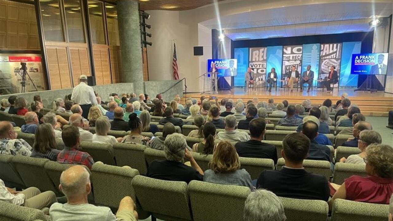 Frank White attends PBS town hall to discuss special recall election