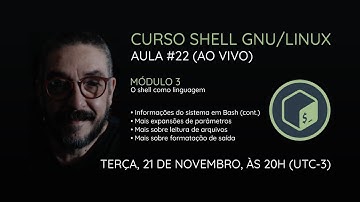 [AO VIVO] Curso Shell GNU/Linux - Aula 22: informações do sistema (cont.)