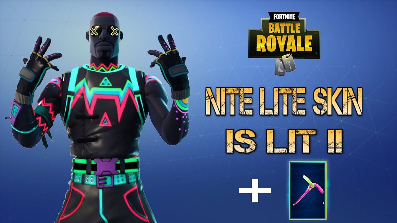 FORTNITE NITE LITE SKIN IS LIT