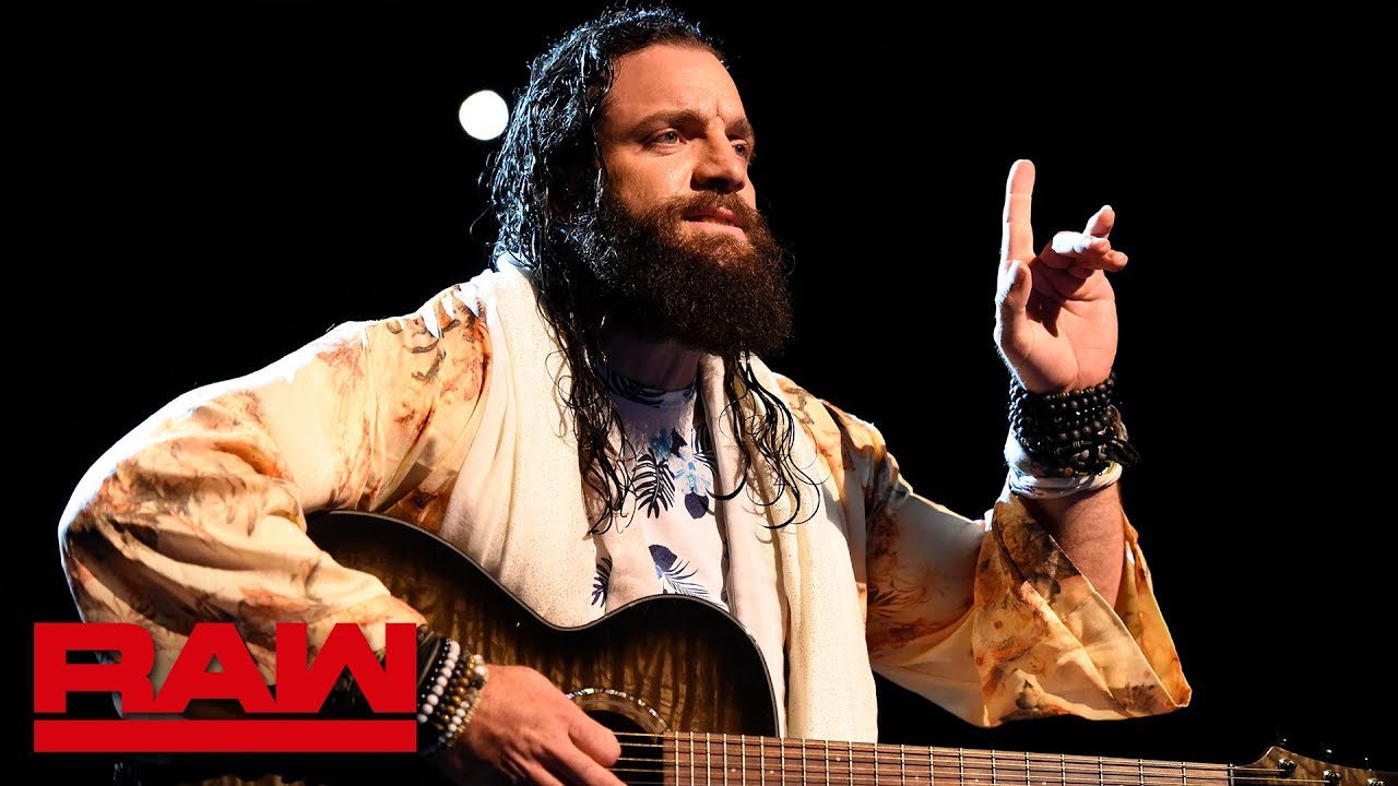 Elias demands silence: Raw, May 28, 2018