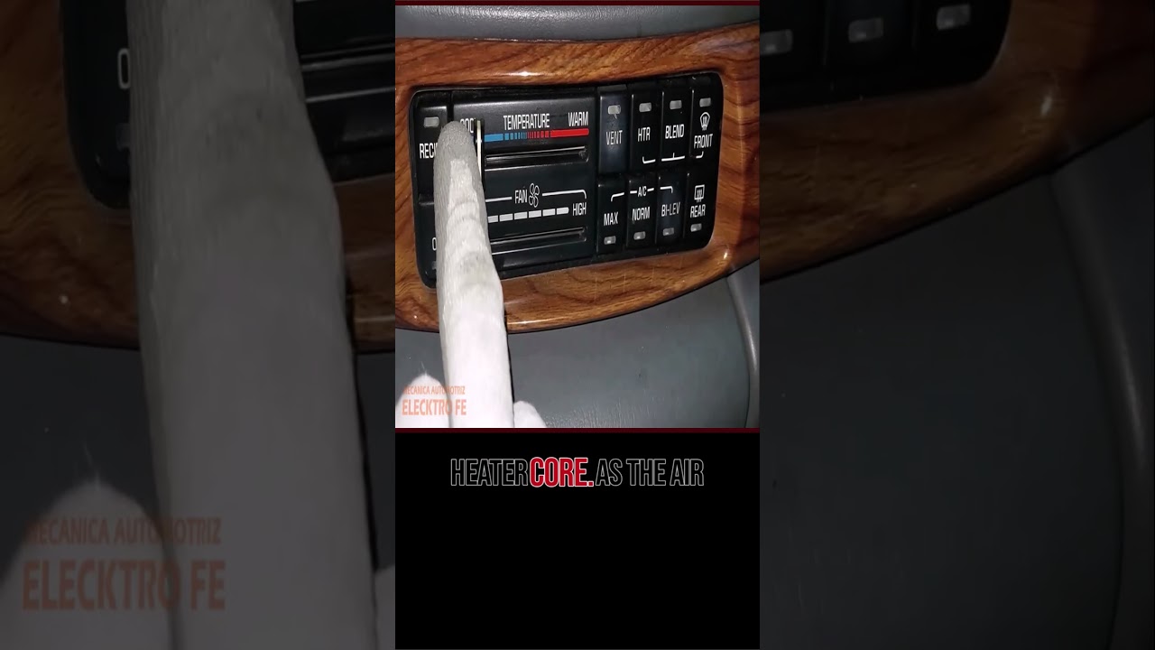 How the Heater Core works in the car