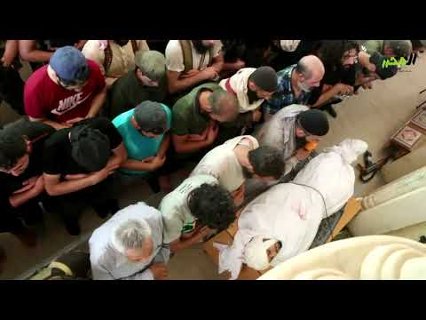 الم ح ر ر Ll موكب مهيب وجنازة ضخمة ولحظات مؤثرة في وداع شهيد الثورة عبدالباسط الساروت 