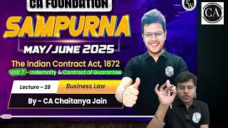 The Indian Contract Act 1872 : 28 Contract of Indemnity ( Section 124 & 125 )