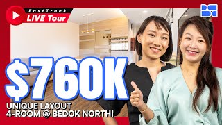 Singapore HDB | 185 Bedok North Road | 4-Room HDB | $760,000 | bleubricks By PLB | Jesley & Judith