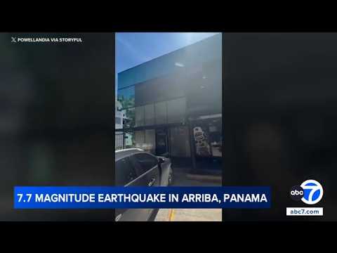 7.7 and 6.6 magnitude earthquakes rock Panama, trigger tsunami threat