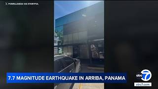 7.7 and 6.6 magnitude earthquakes rock Panama, trigger tsunami threat