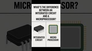 IC vs Microprocessor Explained! What’s the Real Difference Between These Tiny Chips #Tech #Science