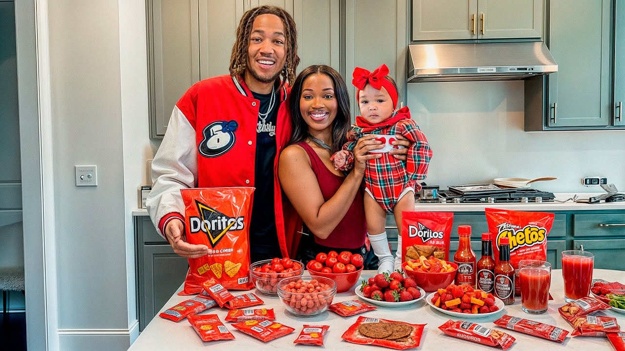 EATING ONLY RED FOODS FOR THE DAY!