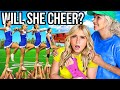 *OH NO! WILL SHE CHEER AT HER HIGHSCHOOL FOOTBALL GAME?? 🏈😳💙