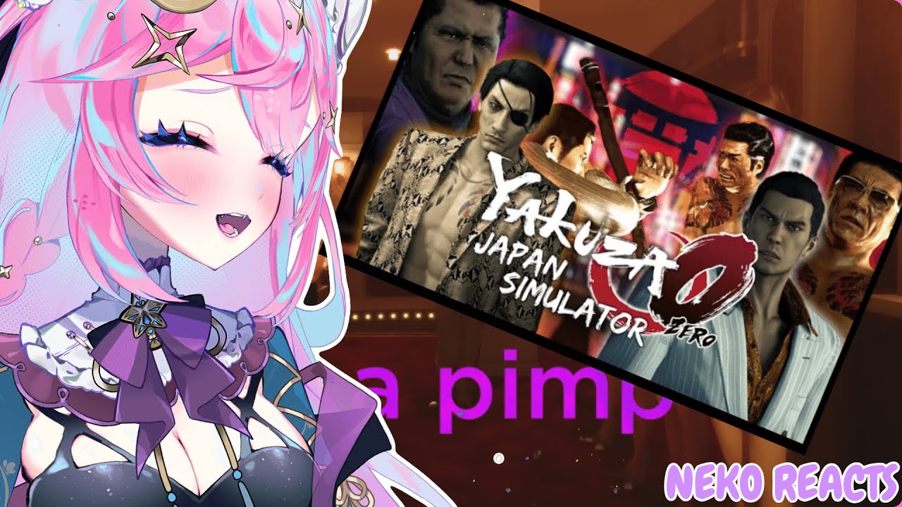 ━☆NEKO REACTS━☆ YAKUZA IS HILARIOUS ! ! | REACTING TO Yakuza 0 "Review" | Japan Simulator™ by Max0r