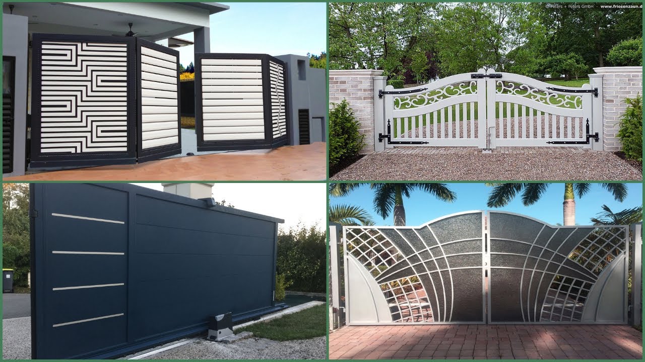 Beautiful Gate Ke Design Ideas For Modern Home Entry Steel Gate Design ...