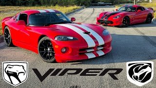 Dodge Viper GTS Gen 2 Vs Gen 5 | Direct Comparison & Review!