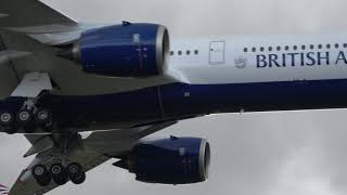 BRITISH AIRWAYS A350-1000 G-XWBA. 15 AUGUST 2019. BA 457 MADRID-HEATHROW.