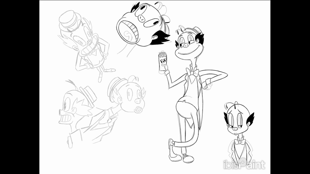 Sketch mr ring a ding by AlbaOrtiz0955