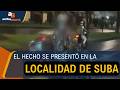 Motociclista intimidó con arma de fuego a dos jóvenes en Suba | CityTv