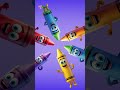 Five Little Crayons Jumping on the Bed #shorts #viral #explore #ytshorts #popular