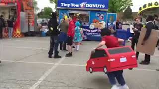 donuts at the donuts - initial d cosplay at anime north