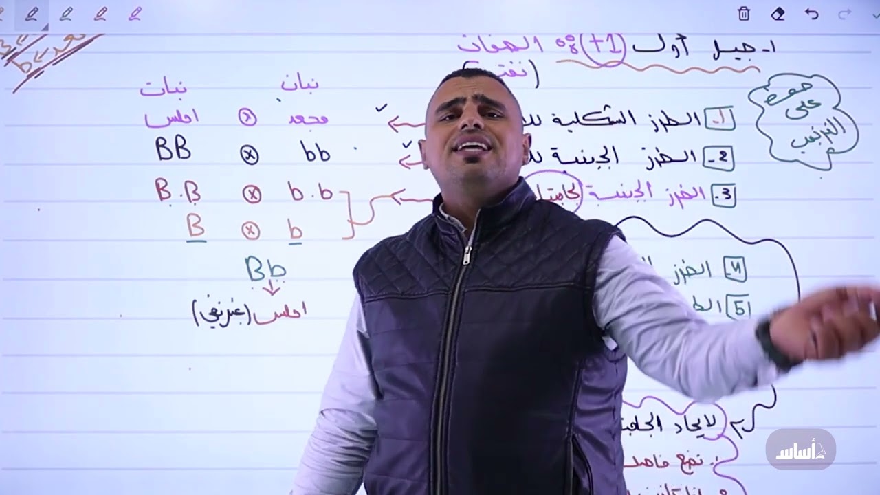 أساسيات علم الوراثة الجزء (2) - أحياء (الفصل الثاني) || #توجيهي_2006 - مع أ. أنس أبو صليّح