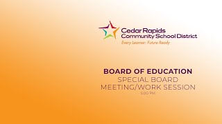 Board of Education - July 28, 2020 - Meeting and Work session