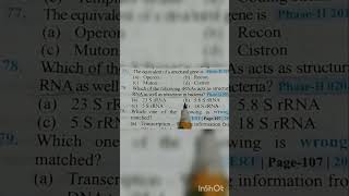 Neet daily practice questions #shorts #molecularbasisofinheritance #StudyYakeenians03 #neetpyq