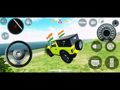 Modified Mahindra Thar👿Games:indian Black Thar (Gadi wala Games) Car Game Android Game #2026 #indian