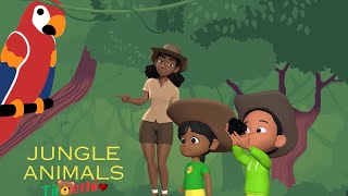 Walking In The Jungle | Fun Nursery Rhyme Exploration | Titoethio