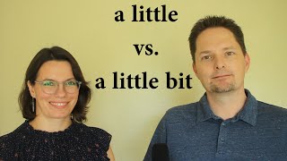 A LITTLE vs. A LITTLE BIT