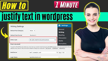 How to justify text in wordpress 2025