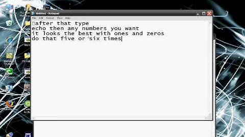 HOw to make Matrix code with command prompt