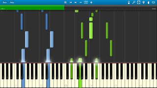 Video thumbnail of "TUTORIAL SYNTHESIA Jay Chou 周杰伦 (with 楊瑞代)【Deng Ni Xia Ke 等你下課 Waiting For You】Piano Tutorial"