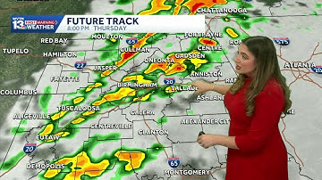 Tracking rain & storms in the Alabama weather forecast before warm temperatures this weekend
