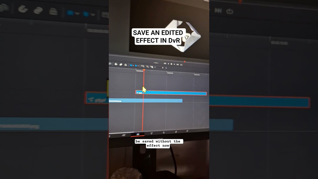 How to save your customized effects in #davinciresolve