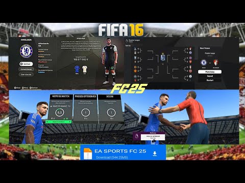 FIFA 16 MOD EA SPORTS FC 25 CAREER MOD PLAYER